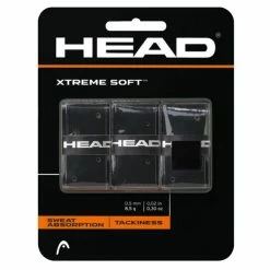 Discount 😀 Head Xtreme Soft Overgrip 3 Pack 🌟 -Adidas Shop AGHE25620 BKXtremeSoftBlack P5