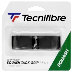 Brand new 🎁 Tecnifibre Squash Tack Grip Black Replacement Grip 🥰