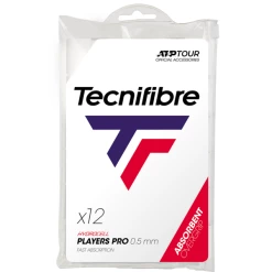 Outlet ⌛ Tecnifibre Pro Players Overgrip White - Pack Of 12 🎉