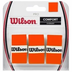 Cheap 🧨 Wilson Pro Overgrip Burn 3 Pack - Orange 😉
