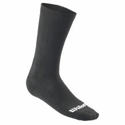 Best Sale 🔥 Wilson Men's Rush Pro Crew Sock Black 🌟