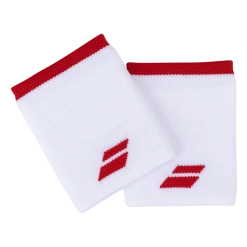 Coupon 🤩 Babolat Logo Jumbo Wristband 2 Pack White Fiesta Red 😀