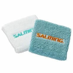 Cheapest ❤️ Salming Wristband Short 2 Pack Pale Blue White 🔔