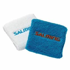 Buy 🎁 Salming Wristband Short 2 Pack White Cyan Blue 🔥