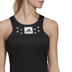 Best deal 🤩 Adidas 👩 Women's Paris Y-Dress Black Pulse Lime 👏 -Adidas Shop CDAD27631ParisYDressBlack P3