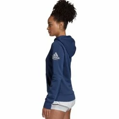 Brand new 😉 Adidas 👩 Women's Club Hoodie Indigo 👍 -Adidas Shop CHAD20605ClubHoodieIndigo P3