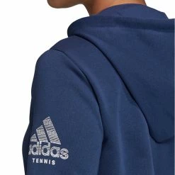 Brand new 😉 Adidas 👩 Women's Club Hoodie Indigo 👍 -Adidas Shop CHAD20605ClubHoodieIndigo P5