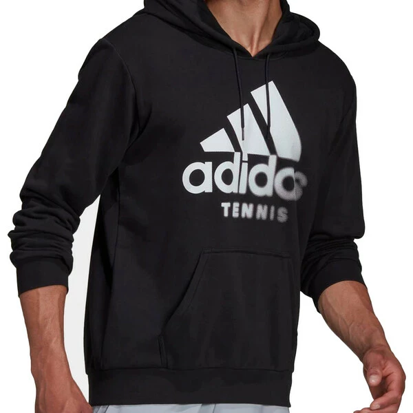 Best deal ✔️ Adidas Men's Tennis Graphic Hoodie Black 🔥 4 Best deal ✔️ Adidas Men's Tennis Graphic Hoodie Black 🔥 - Image 4