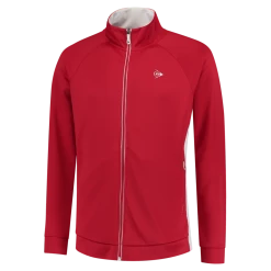 Best deal 🤩 Dunlop Men's Club Knitted Jacket 2022 Red White 🤩