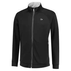 Best deal 😀 Dunlop Men's Club Knitted Jacket 2022 Black White 🎉