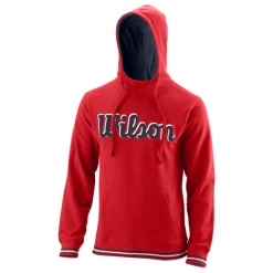 New 🎁 Wilson Men's Chi Script Hoodie Red 👏
