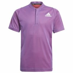 Best Sale 👏 Adidas Boys Freelift Polo Primeblue Purple 😀