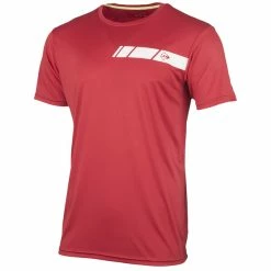 New 😍 Dunlop Boys' Club Crew Tee Red 😀