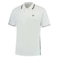 Deals 👍 Dunlop Men's Club Polo 2022 White Black ❤️