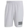 Discount 🔥 Adidas Men's Club 3 Stripe Short White ❤️