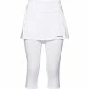 Best Sale ✔️ Head 👩 Womens Club 3/4 Tights Skort White ✨