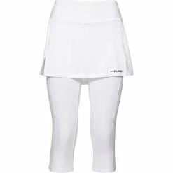 Best Sale ✔️ Head 👩 Womens Club 3/4 Tights Skort White ✨