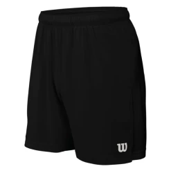 Outlet 👏 Wilson Men's Rush 7 Tennis Woven Short Black ⌛