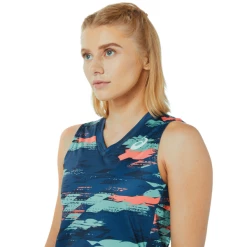 Wholesale 🎁 Asics 👩 Women's Match Graphic Tank Light Indigo 🔥 -Adidas Shop CTAC24694GraphicTankIndigo P3