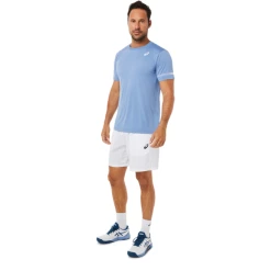 Best deal 😀 Asics Men's Court SS Tee Blue Harmony 🥰 -Adidas Shop CTAC24721CourtSSTeeBlueHarmony P6