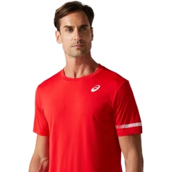 Wholesale ❤️ Asics Men's Court SS Tee Classic Red ✨ -Adidas Shop CTAC24726CourtSSTeeRed P4