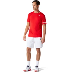 Wholesale ❤️ Asics Men's Court SS Tee Classic Red ✨ -Adidas Shop CTAC24726CourtSSTeeRed P5
