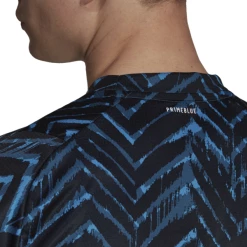 Top 10 🛒 Adidas Men's Freelift Primeblue Print Tee Black Sonic Aqua ✨ -Adidas Shop CTAD24260Freeliftprintteeblue P3