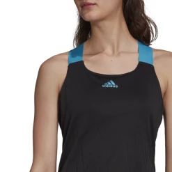 Budget 🤩 Adidas 👩 Women's Y-Tank Primeblue Black Sonic Aqua 🔥 -Adidas Shop CTAD24368YTankBlackSonicAquq P5