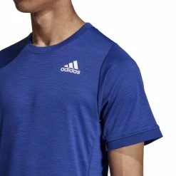 Flash Sale 👏 Adidas Men's Freelift T-Shirt Victory Blue 🔥 -Adidas Shop CTAD25426FreelightTeeBlue P4