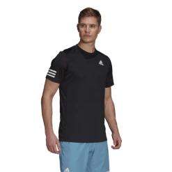 Best reviews of ❤️ Adidas Men's Club 3 Stripe Tee Black 🧨 -Adidas Shop CTAD28072Club3StripeBlack P4