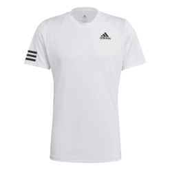 Best deal 🔔 Adidas Men's Club 3 Stripe Tee White ✨