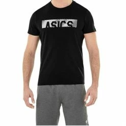 Cheap 😍 Asics Essential Diagonal Men's T-Shirt Black 👍