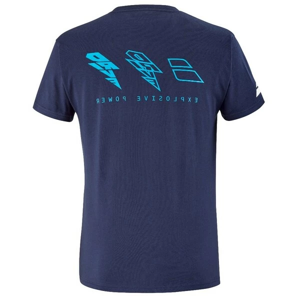 Cheapest 🥰 Babolat Men's Drive Cotton Tee Drive Blue 🔥 3 Cheapest 🥰 Babolat Men's Drive Cotton Tee Drive Blue 🔥 - Image 3