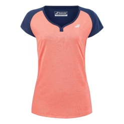 Best deal ❤️ Babolat 👩 Women's Play Cap Sleeve Top Fluo Strike Estate Blue ✨