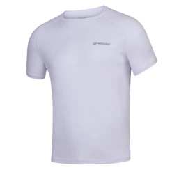 Cheapest 🔥 Babolat Mens Play Crew Neck Tee White 🔔 -Adidas Shop CTBA29341PlayCrewWhite P3