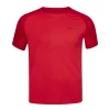 New 🌟 Babolat Mens Play Crew Neck Tee Tomato Red 👍