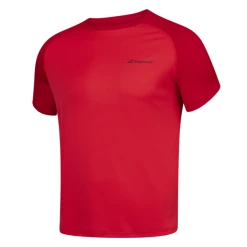 New 🌟 Babolat Mens Play Crew Neck Tee Tomato Red 👍 -Adidas Shop CTBA29346PlayCrewRed P3