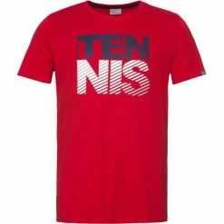 Budget 😍 Head Mens Club Chris T-Shirt Red 💯