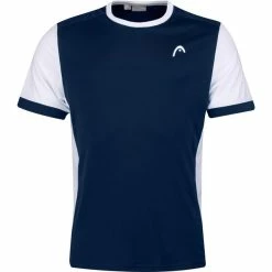 New 🧨 Head Men's Davies T-Shirt Dark Blue White ⭐