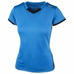 Budget 🤩 Yonex 👩 Women's YTL4 Crew T-Shirt Infinite Blue 🛒
