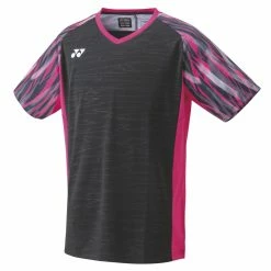 New 🛒 Yonex Men's 10443 Performance T-Shirt Black 🥰