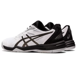 Promo ⌛ Asics Men's Upcourt 5 Indoor Court 👞 Shoe White Gunmetal ✨ -Adidas Shop SMAC28781Upcourt5WhiteGunmetal P5