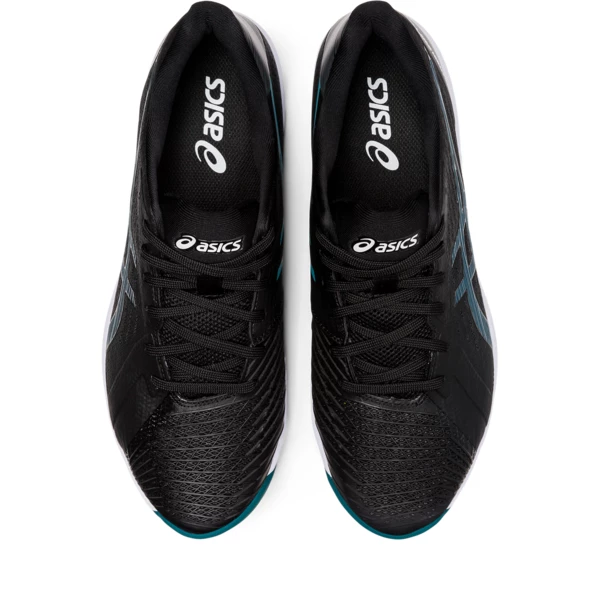 Discount 🔥 Asics Men's Solution Swift FF Tennis 👞 Shoe Black Misty Pine ⭐ 3 Discount 🔥 Asics Men's Solution Swift FF Tennis 👞 Shoe Black Misty Pine ⭐ - Image 3