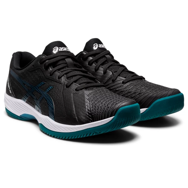 Discount 🔥 Asics Men's Solution Swift FF Tennis 👞 Shoe Black Misty Pine ⭐ 4 Discount 🔥 Asics Men's Solution Swift FF Tennis 👞 Shoe Black Misty Pine ⭐ - Image 4