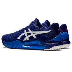 Buy 🛒 Asics Gel Resolution 8 Men's Tennis 👞 Shoes Dive Blue White 🌟 -Adidas Shop SMAC29188Res8DiveBlue P5