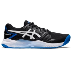Discount 🎉 Asics Men's Gel Challenger 13 Tennis 👞 Shoes Black Electric Blue 🤩