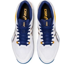 Outlet 💯 Asics Men's Gel Tactic Indoor 👞 Shoes White Deep Ocean 💯 -Adidas Shop SMAC29395TacticWhiteDeepOcean P3