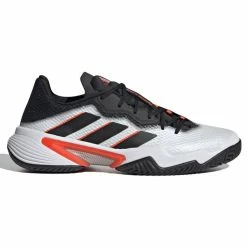 Discount 🌟 Adidas Men's Barricade Tennis 👞 Shoes Cloud White Core Black ✨