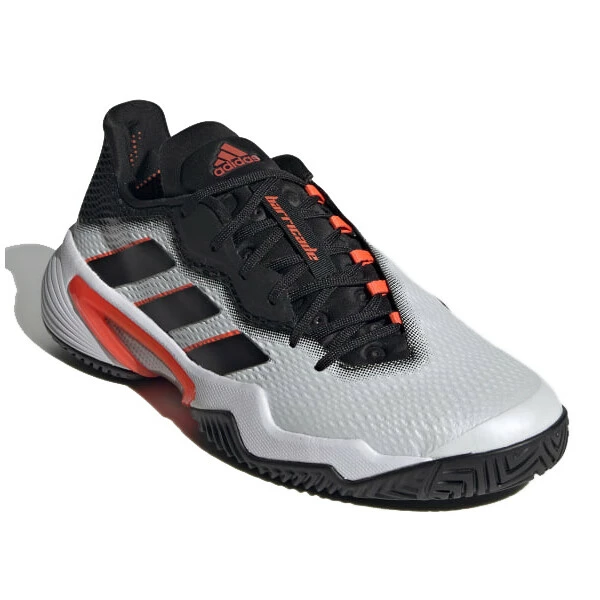 Discount ๐ Adidas Men's Barricade Tennis ๐ Shoes Cloud White Core Black โจ 4 Discount ๐ Adidas Men's Barricade Tennis ๐ Shoes Cloud White Core Black โจ - Image 4