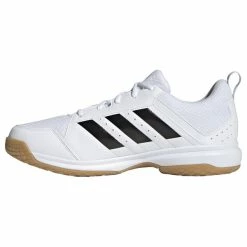 Budget ⭐ Adidas Ligra 7 Mens Indoor Court 👞 Shoes White Cloud Black 🎉 -Adidas Shop SMAD27925Ligra7WhiteCloudBlack P4